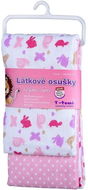 Children's Bath Towel T-tomi Towels 2 pcs - Pink Snails - Dětská osuška