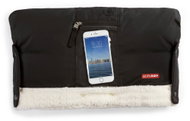 Skip hop Sleeping bag with phone pocket, black - Stroller Hand Muff