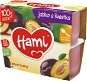 Baby Food Hami 100% fruit plum and apple 400 g - Příkrm