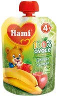 Detský príkrm Hami ovocná kapsička jabĺčko a banán 90 g - Príkrm