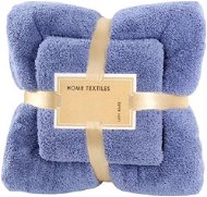 GOLDBABY Baby Towels Set of 2 Dark Blue 35×75, 70×140cm - Towel