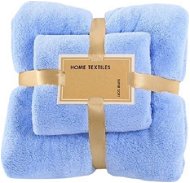 GOLDBABY Children's Bath Towel Set of 2 pcs Blue 35×75, 70×140cm - Towel