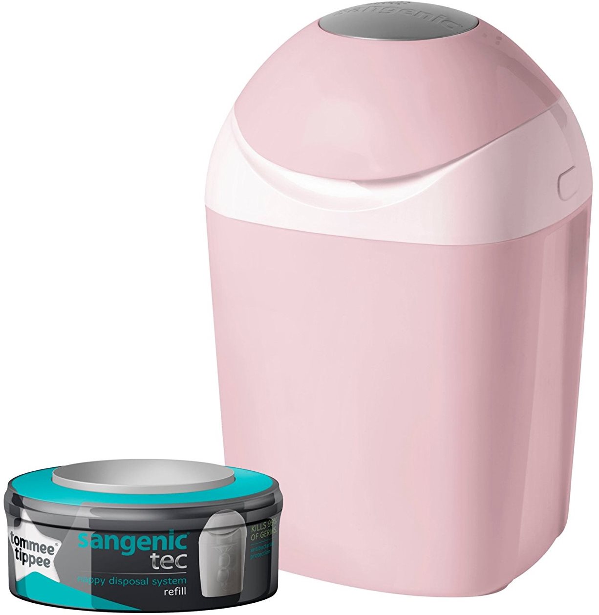 Tommee tippee best sale nappy bin pink