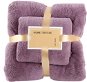 GOLDBABY Children's Bath Towel Set of 2 Dark Purple 35×75, 70×140cm - Towel