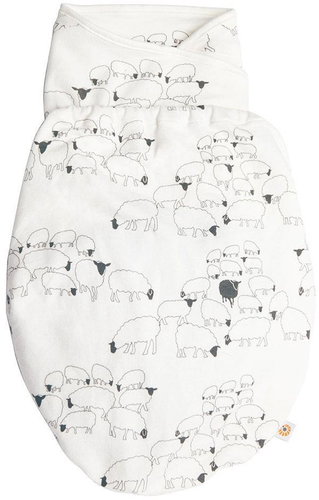 Ergobaby Swaddler Wrapper - Sheep - Swaddle Blanket - Main image