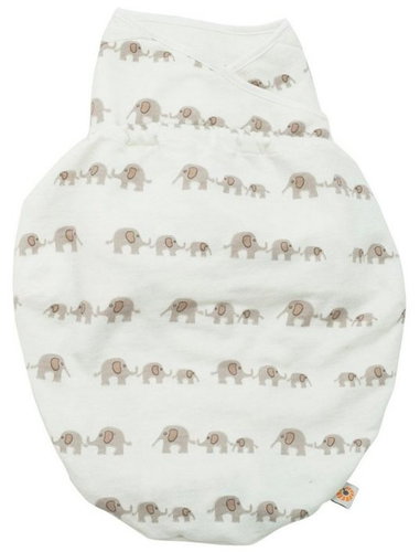 Ergobaby Swaddler Wrap - Elephant - Swaddle Blanket - Main image