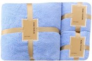 GOLDBABY Baby Towels Set Blue 2 pcs 35×75, 1 pcs 70×140cm - Towel