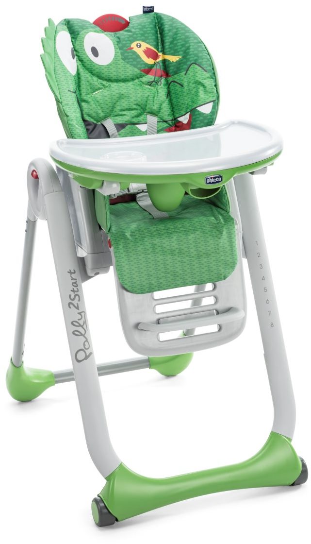 Chicco Polly 2 Start CROCODILE High Chair Alza.cz