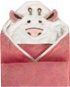 GOLDBABY detská osuška s kapucňou ružová 90 × 90 cm - Detská osuška