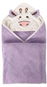 GOLDBABY Baby Towel with Hood, Lavender 90×90cm - Children's Bath Towel