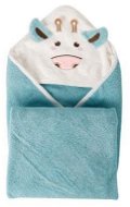 GOLDBABY Baby Towel with Hood, Blue 90×90cm - Children's Bath Towel