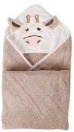 GOLDBABY Baby Towel with Hood, Brown 90×90cm - Children's Bath Towel
