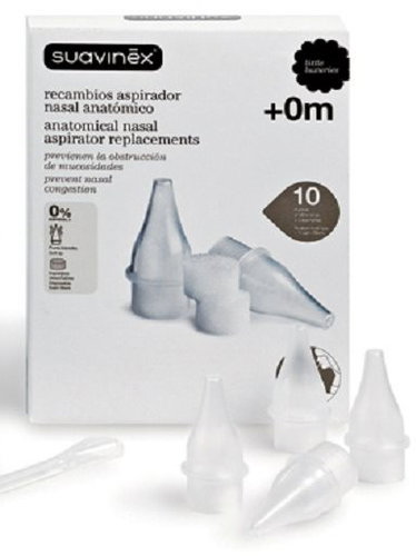 Suavinex Replacements for Anatonomical Nasal Aspirator Main image Suavinex Replacements for Anatonomical Nasal Aspirator - Spare Part - Main image