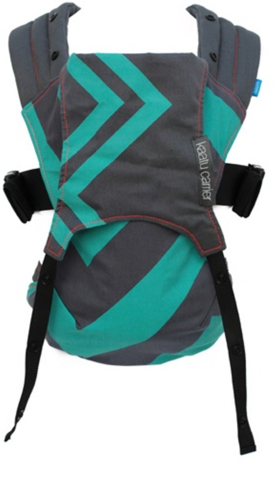 We made me Baby carrier Kaatu Baby Mint Charcoal Zigzag Carrier Alza.cz