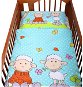 New Baby 2-piece Bed Linen 90/120cm Turquoise with Sheep - Crib Bedding