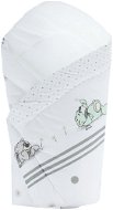 New Baby gray swaddle blanket with teddy bears - Swaddle Blanket
