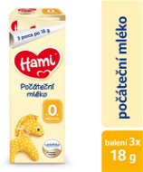 Hami 0+ počiatočné mlieko 3× 18 g - skúšobné a cestovné balenie - Dojčenské mlieko