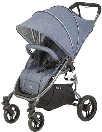 VALCO SNAP 4 BLACK TAILOR MADE stroller black construction denim