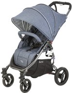 VALCO SNAP 4 BLACK TAILOR MADE stroller, black construction/denim - Baby Buggy