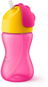 Children's Water Bottle Philips AVENT Cup with a flexible straw 300ml, girl - Láhev na pití pro děti