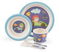ZOPA Bamboo Dish Set - Little racer - Children's Dining Set
