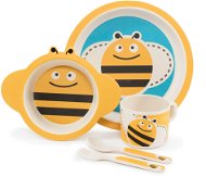 Zopa Bambusová súprava riadu – Bee - Detská jedálenská súprava