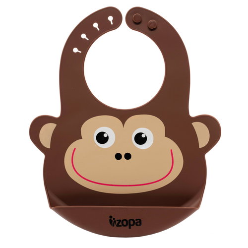 ZOPA Silicone Bib - Monkey - Bib - Main image