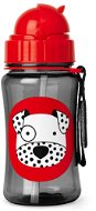 Skip Hop Zoo Bottle with a Straw- Dalmation - Children's Water Bottle