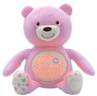 Chicco Hračka medvídek s projektorem - růžová - Noční světlo