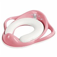 MALTEX puha WC-szűkítő fogantyúkkal - mackó, rózsaszín - WC-ülőke