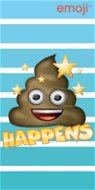 Jerry Fabrics Emoji happens - Gyerek fürdőlepedő