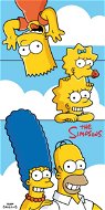 Jerry Fabrics Simpsons family clouds - Gyerek fürdőlepedő