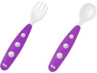 (CARRIER ITEM) NUK Cutlery (Fork + Spoon) - Children's Cutlery
