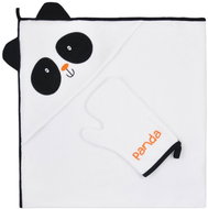 Koala Baby towel with a washcloth - white - Children's Bath Towel