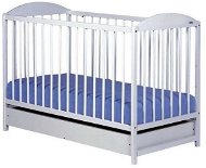 Drewex Cuba 2 with drawer - gray - Cot