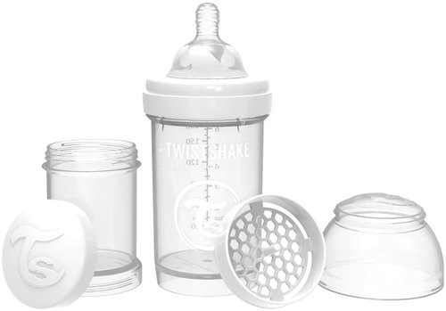 TWISTSHAKE Anti-Colic 180 ml White - Baby Bottle - Main image
