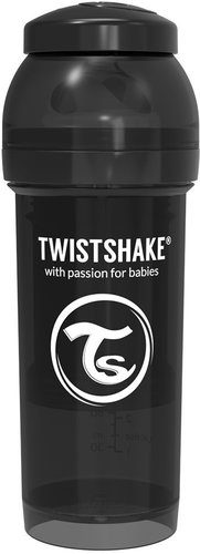 TWISTSHAKE Anti-Colic 260 ml (M) Black - Baby Bottle - Main image