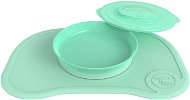 TWISTSHAKE Anti-slip Pad Click Mat + plate 6m + Pastel green - Children's Dining Set