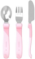 TWISTSHAKE Stainless Steel Cutlery - Pink - Children's Cutlery