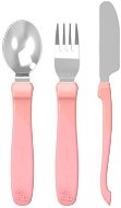 TWISTSHAKE Stainless steel utensil Pastelova peach - Children's Cutlery