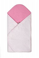 T-tomi Rapid forcing, white / little pink dots - Swaddle Blanket