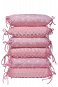 T-tomi rácsvédő párna, rózsaszín csillagos - Rácsvédő kiságyba