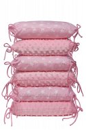 T-tomi Cushion Crib Bumper, Pink / Stars - Crib Bumper