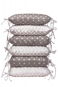 Crib Bumper T-tomi Pillow Baby Bumper, Grey/Dots - Mantinel do postýlky