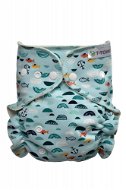 T-tomi Pants diaper - Replacement set of studs, green Sea - Nappies