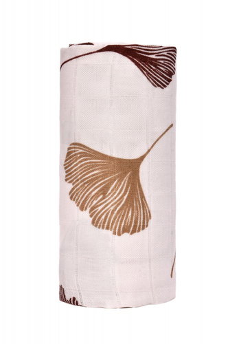 T-tomi BIO Big bamboo towel, ginkgo / ginkgo - Children's Bath Towel - Main image
