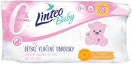 LINTEO BABY Nedves törlőkendő körömvirággal 120 db - Popsitörlő