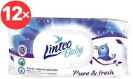 LINTEO BABY PURE AND FRESH Wet Wipes 12×80pcs - Baby Wet Wipes