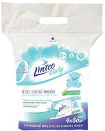 Baby Wet Wipes LINTEO BABY PURE AND FRESH Wet Wipes (4×80 pcs) - Dětské vlhčené ubrousky