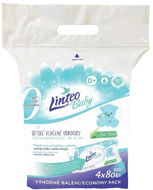 LINTEO BABY PURE AND FRESH Wet Wipes 3× (4×80pcs) - Baby Wet Wipes